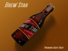 ProVisual — Lying Amber Glass Bottle 3D mockup