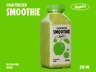 Bottle 3D mockup. Create presentations using Online Mockup Generator.