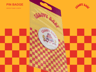 Badge 3D mockup. Create presentations using Online Mockup Generator.