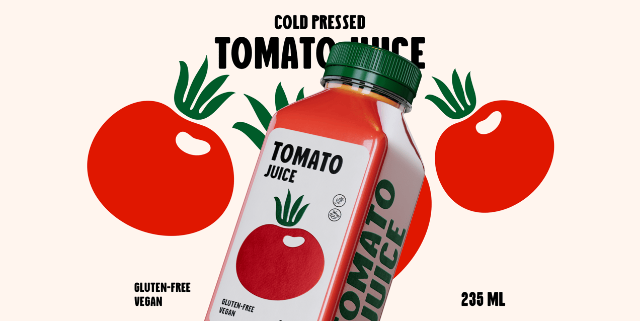 Bottle 3D mockup. Create presentations using Online Mockup Generator.