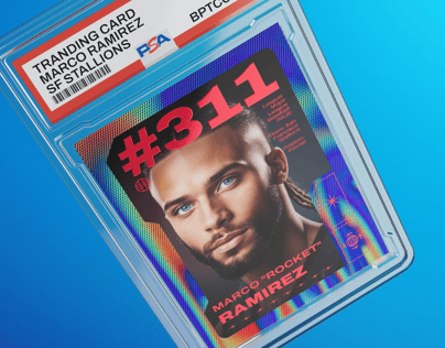 Trading Card 3D mockup. Create presentations using Online Mockup Generator.