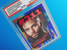 Trading Card 3D mockup. Create presentations using Online Mockup Generator.