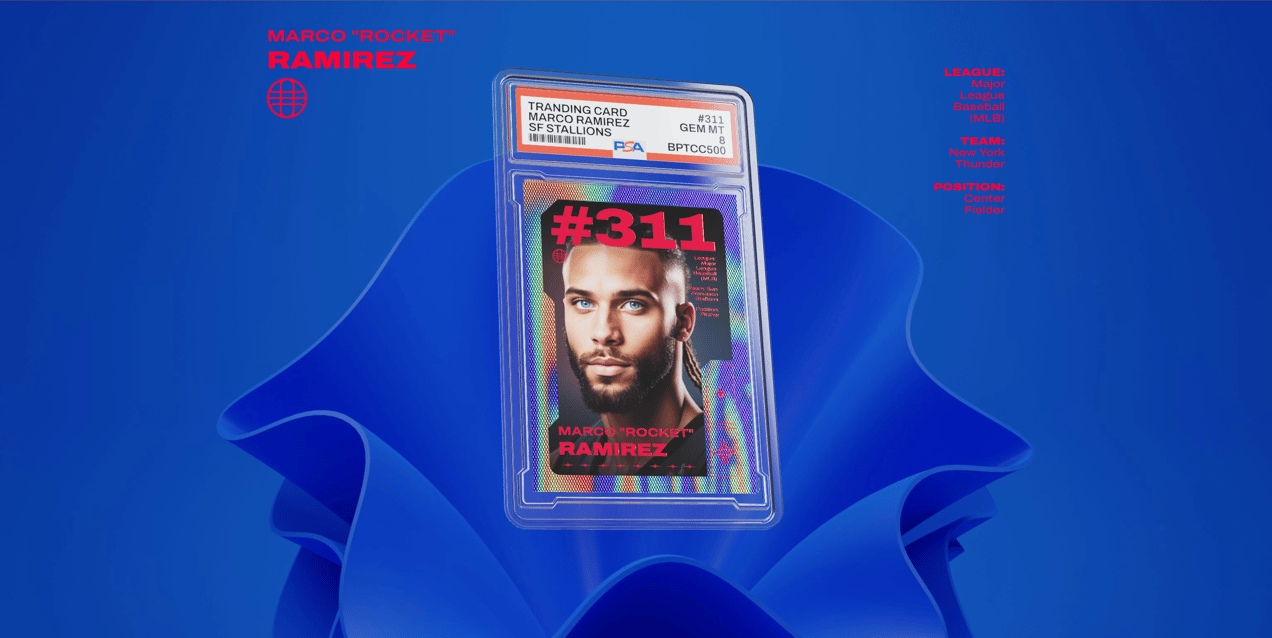 ProVisual — Trading Card Mockup 3D mockup