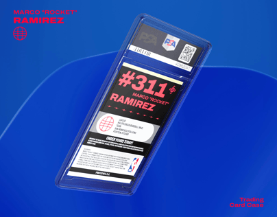 Trading Card 3D mockup. Create presentations using Online Mockup Generator.