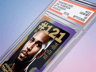 Trading Card 3D mockup. Create presentations using Online Mockup Generator.