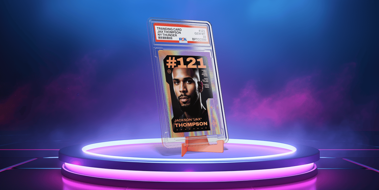ProVisual — Trading Card Mockup 3D mockup