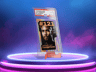 Trading Card 3D mockup. Create presentations using Online Mockup Generator.