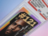 Trading Card 3D mockup. Create presentations using Online Mockup Generator.