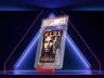Trading Card 3D mockup. Create presentations using Online Mockup Generator.