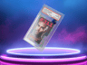 Trading Card 3D mockup. Create presentations using Online Mockup Generator.