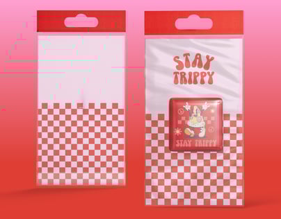 Badge 3D mockup. Create presentations using Online Mockup Generator.