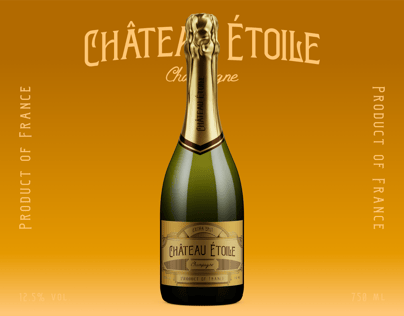 ProVisual — Champagne Bottle Mockup 3D mockup