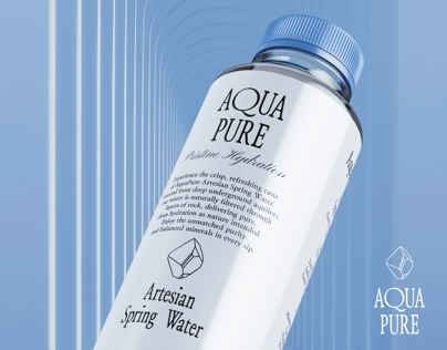 Bottle 3D mockup. Create presentations using Online Mockup Generator.