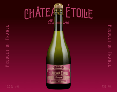ProVisual — Champagne Bottle Mockup 3D mockup