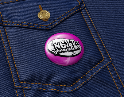 Pin Badge 3D mockup. Create presentations using Online Mockup Generator.