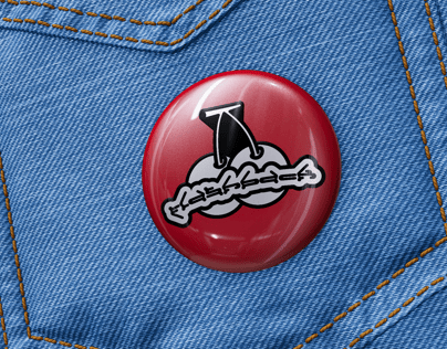 Pin Badge 3D mockup. Create presentations using Online Mockup Generator.
