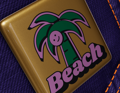 Pin Badge 3D mockup. Create presentations using Online Mockup Generator.