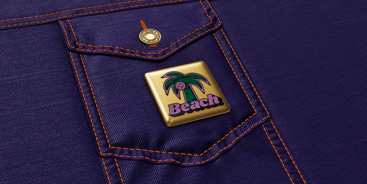 ProVisual — Pin Badge Mockup 3D mockup