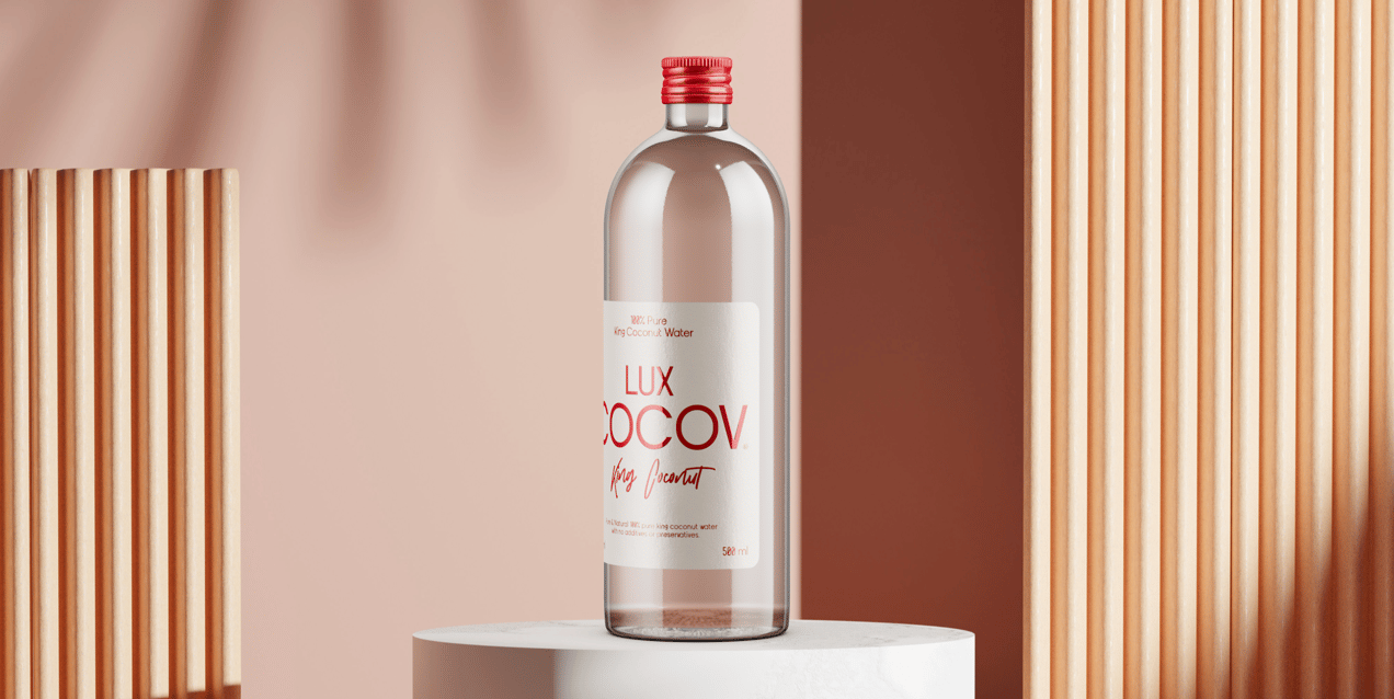 Bottle 3D mockup. Create presentations using Online Mockup Generator.