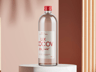Bottle 3D mockup. Create presentations using Online Mockup Generator.