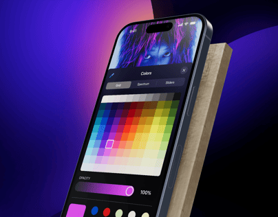 iPhone 15 Pro 3D mockup. Create presentations using Online Mockup Generator.