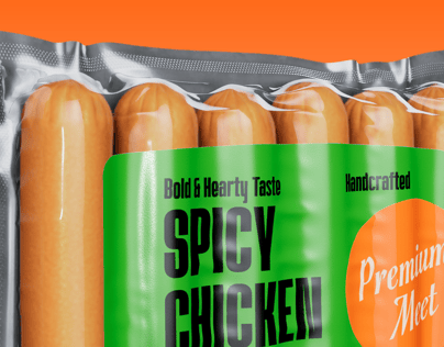 6 Sausages Pack 3D mockup. Create presentations using Online Mockup Generator.