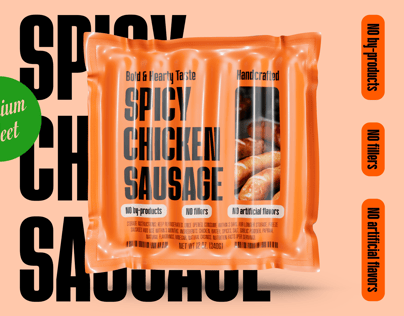 6 Sausages Pack 3D mockup. Create presentations using Online Mockup Generator.