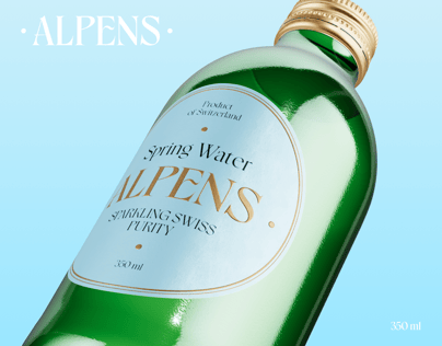 Bottle 3D mockup. Create presentations using Online Mockup Generator.