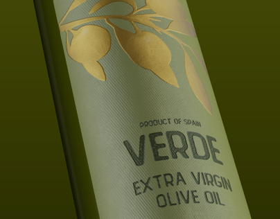 Olive Oil Bottle 3D mockup. Create presentations using Online Mockup Generator.