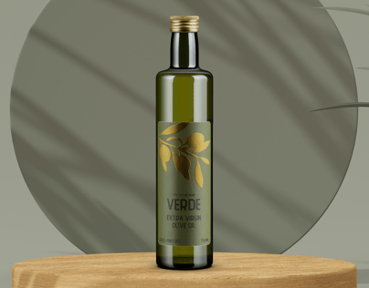 ProVisual — Olive Oil Bottle Mockup 3D mockup