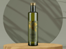 Olive Oil Bottle 3D mockup. Create presentations using Online Mockup Generator.