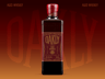 Bottle 3D mockup. Create presentations using Online Mockup Generator.