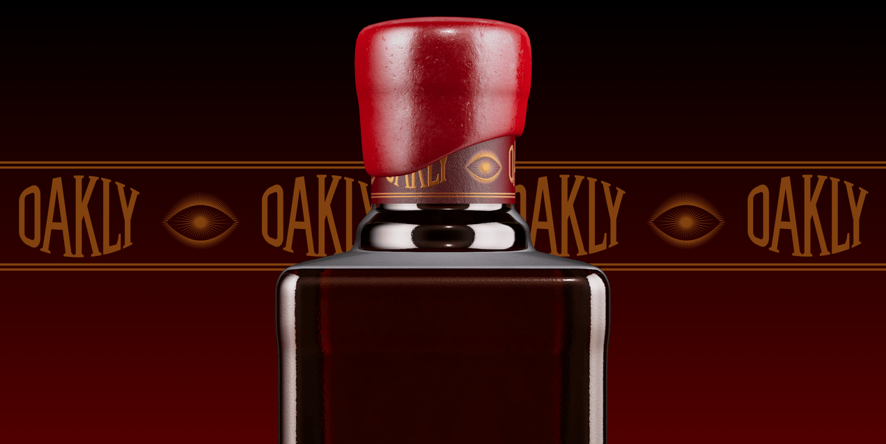 Bottle 3D mockup. Create presentations using Online Mockup Generator.