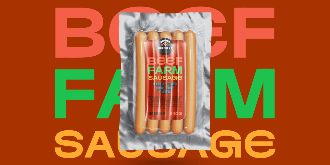 ProVisual — 5 Sausages Pack Mockup 3D mockup
