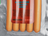 5 Sausages Pack 3D mockup. Create presentations using Online Mockup Generator.