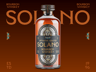 Bottle 3D mockup. Create presentations using Online Mockup Generator.