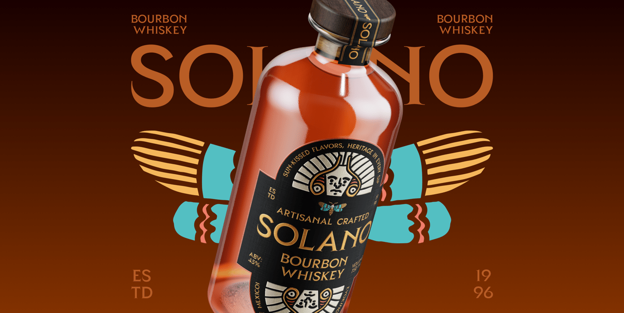 Bottle 3D mockup. Create presentations using Online Mockup Generator.