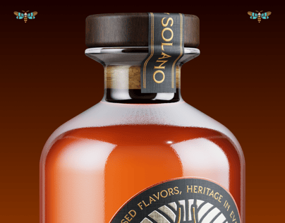Bottle 3D mockup. Create presentations using Online Mockup Generator.