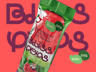 ProVisual — Watermelon Popsicle Ice Cream Package 3D mockup