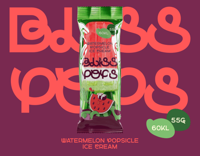 ProVisual — Watermelon Popsicle Ice Cream Package 3D mockup