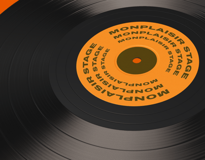 Vinyl Record 3D mockup. Create presentations using Online Mockup Generator.