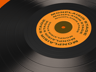 Vinyl Record 3D mockup. Create presentations using Online Mockup Generator.