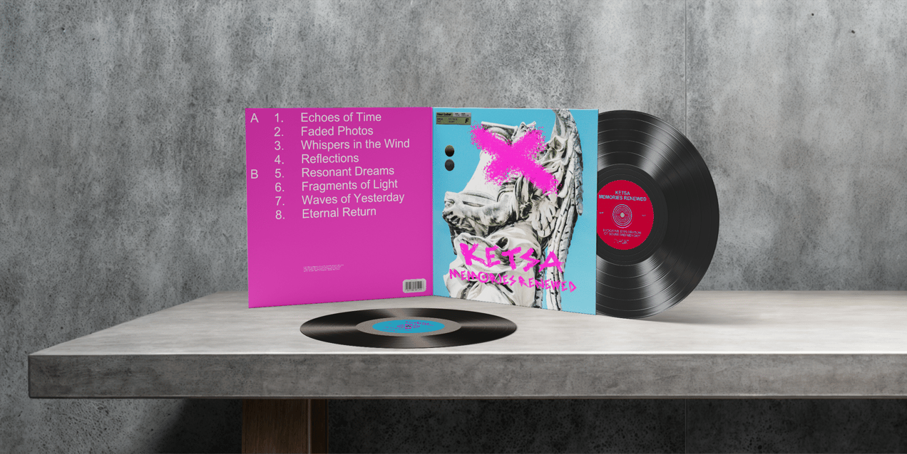 ProVisual — Vinyl Record Mockup 3D mockup