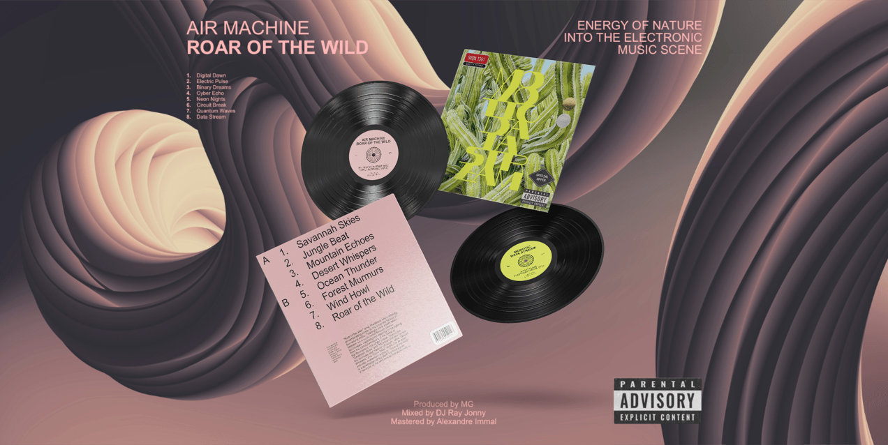 ProVisual — Vinyl Record Mockup 3D mockup