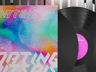 Vinyl Record 3D mockup. Create presentations using Online Mockup Generator.