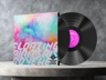 Vinyl Record 3D mockup. Create presentations using Online Mockup Generator.