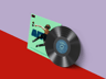 Vinyl Record 3D mockup. Create presentations using Online Mockup Generator.