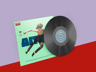Vinyl Record 3D mockup. Create presentations using Online Mockup Generator.