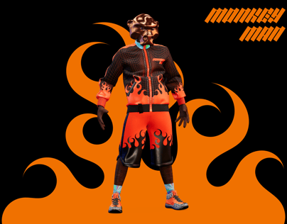 ProVisual —  Monkey Man 3D mockup and 3D model - create your perfect project online