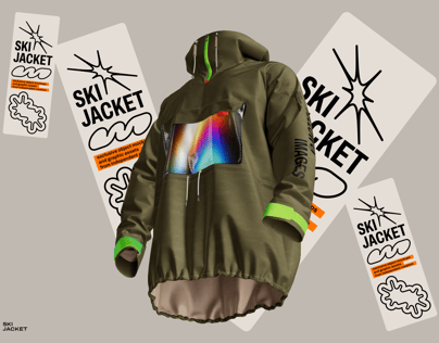 ProVisual —  Ski Jacket 3D mockup and 3D model - create your perfect project online